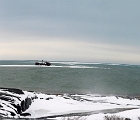 Panorama of Hudson Bay beach